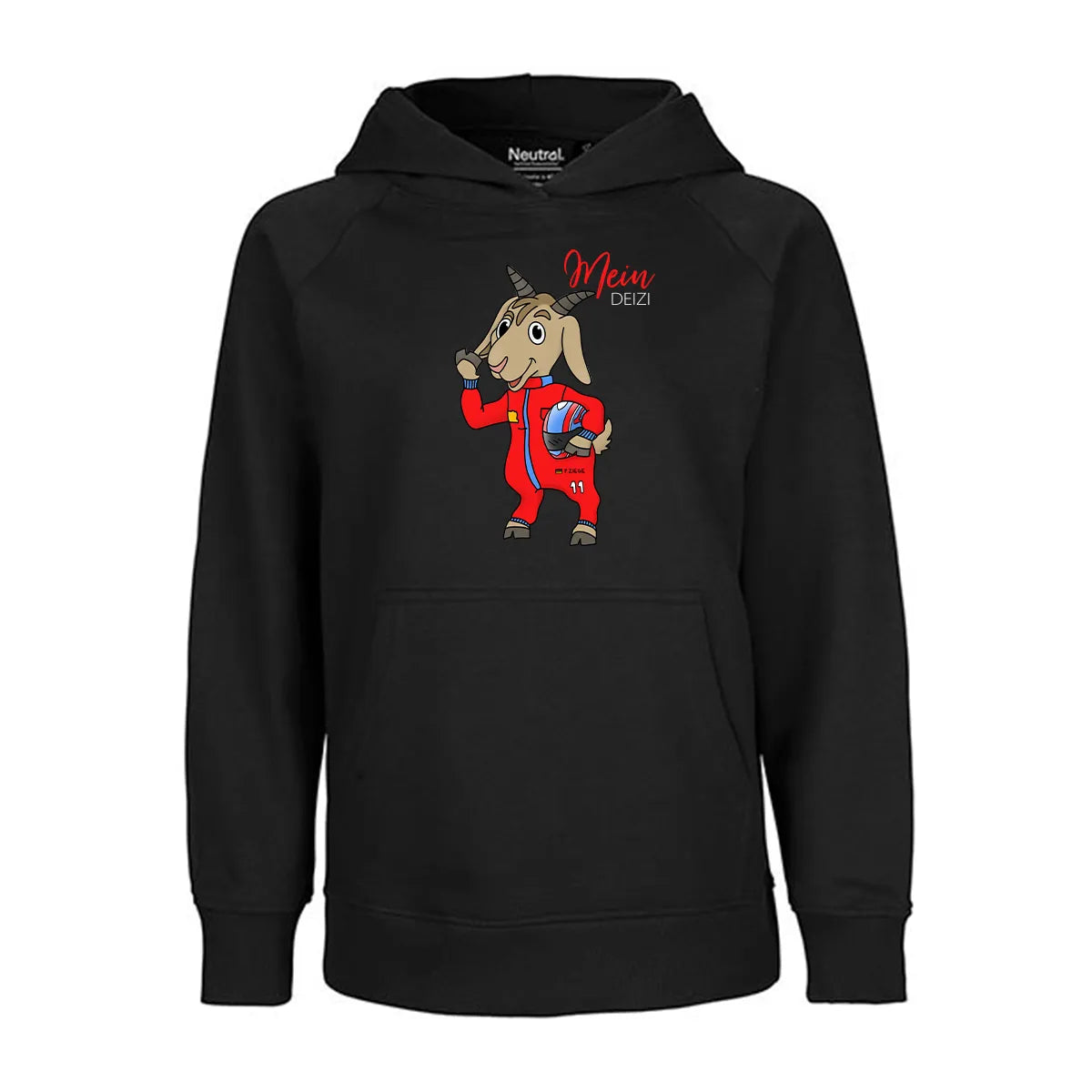 Kinder Hoodie Premium "Mein Deizi Rennfahrer"