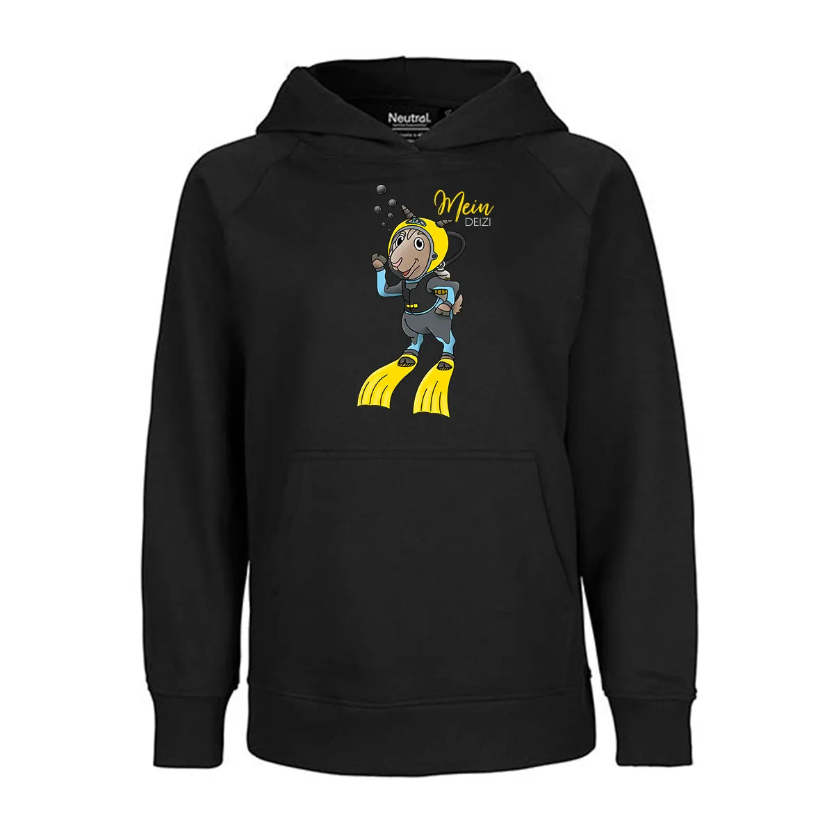 Kinder Hoodie Premium "Mein Deizi Taucher"