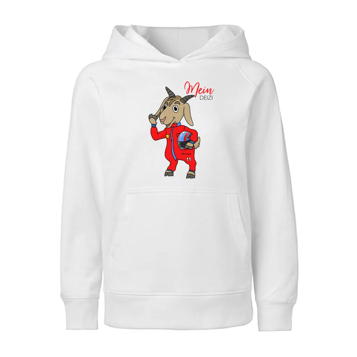 Kinder Hoodie Premium "Mein Deizi Rennfahrer"